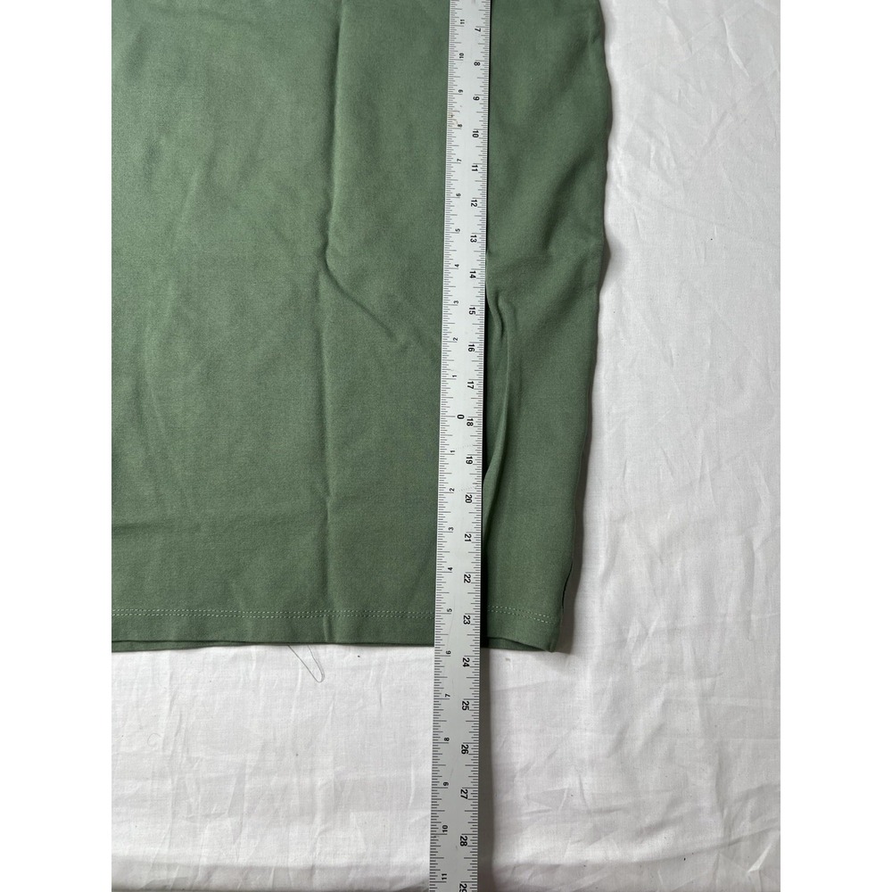 Windsor Women's Pencil Skirt Stretch Green Olive Size M - Picture 4 of 7